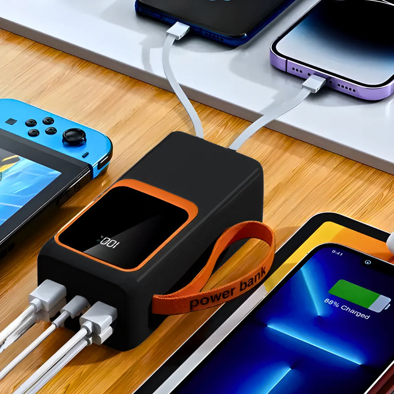 Carregador Power Bank Portátil 50000mah Carga Rápida